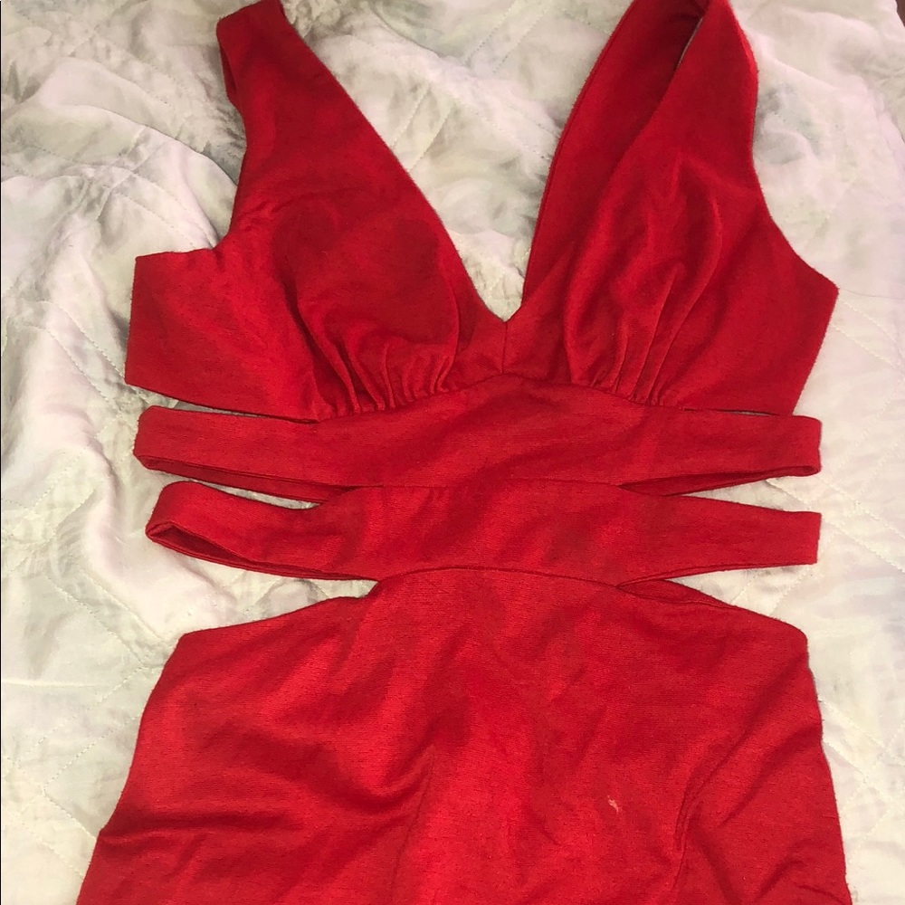 Sexy Red Mini Dress